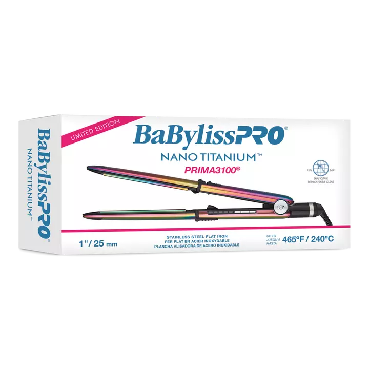 Iridescent Nano Titanium Prima 3100 Flat Iron GLAMVIE