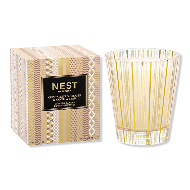 Crystallized Ginger & Vanilla Bean Classic Candle